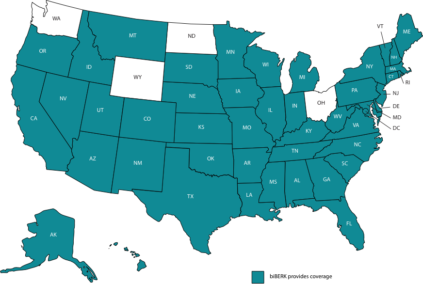 Workers' Compensation Coverage Map Review