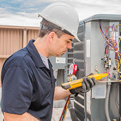 Hvac worker