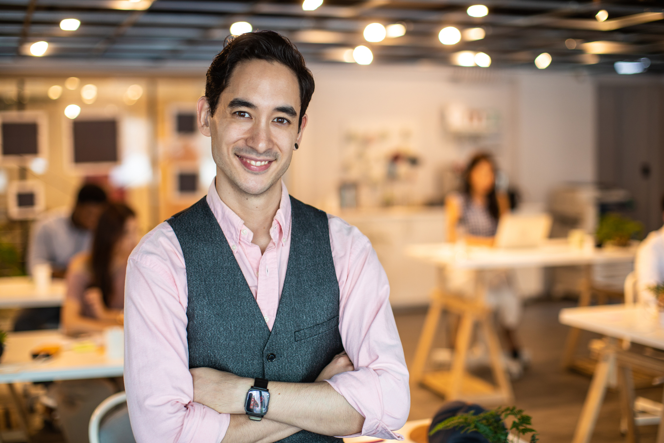 Man standing in the office