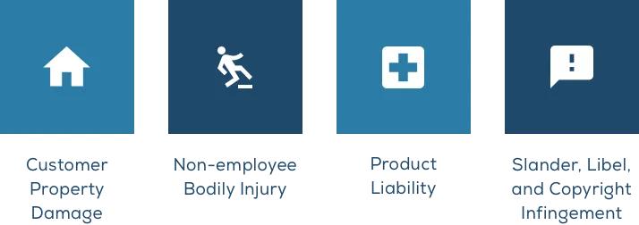 Business Owners Policy (BOP) icons graphic