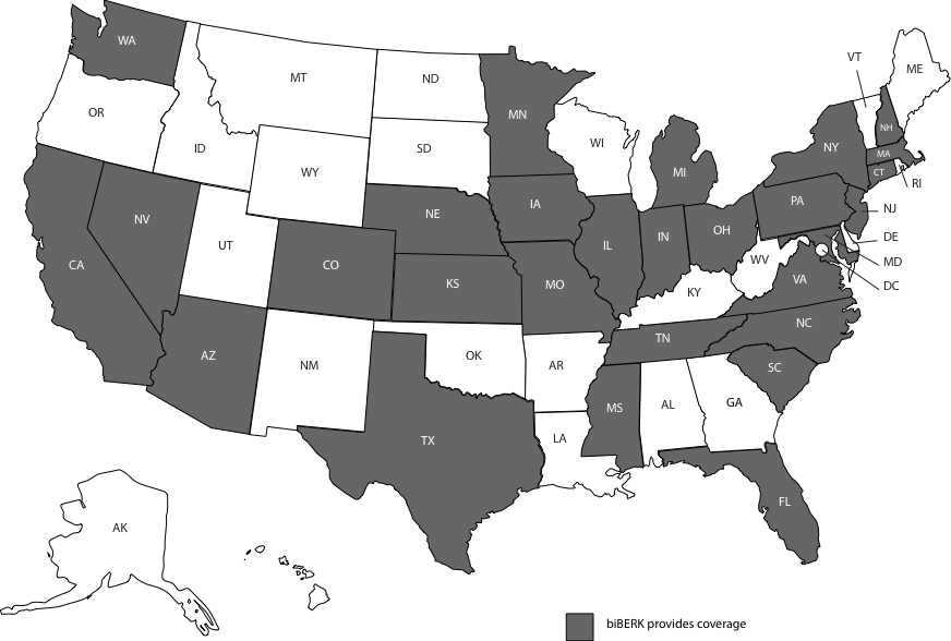 Property and Liability Coverage Map